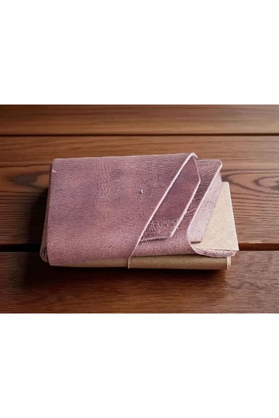 sumerianwallet Minimalist Crazy Deri Tarçın Kartlık (ANAHTARLIK HEDİYE) Tarçın ürün görseli 1