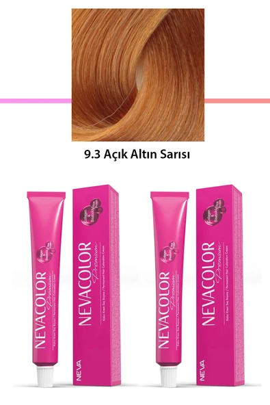 2 li Set Premium 9.3 Açık Altın Sarısı - Kalıcı Krem Saç Boyası 2 X 50 g Tüp ürün görseli 1