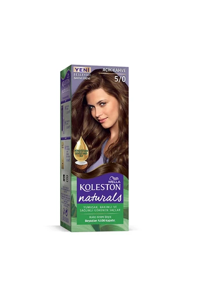 Naturals Saç Boyası Açık Kahve 5/0 ürün görseli 1