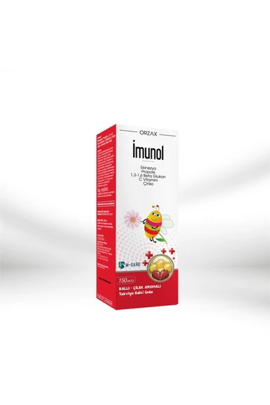 İMUNOL Imunol Ballı Çilek Aromalı Şurup ürün görseli 1
