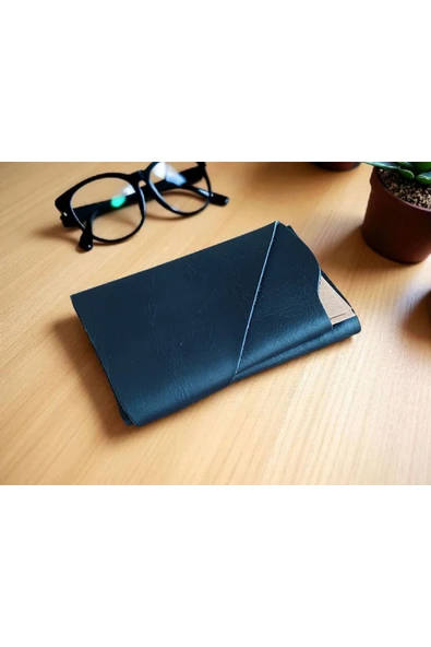 sumerianwallet Minimalist Crazy Deri Siyah Kartlık (anahtarlık Hediye) Siyah ürün görseli 1