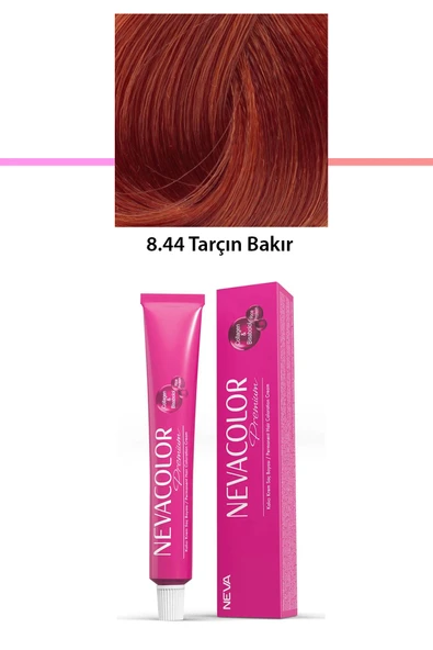 Premium 8.44 Tarçın Bakır - Kalıcı Krem Saç Boyası 50 g Tüp ürün görseli 1