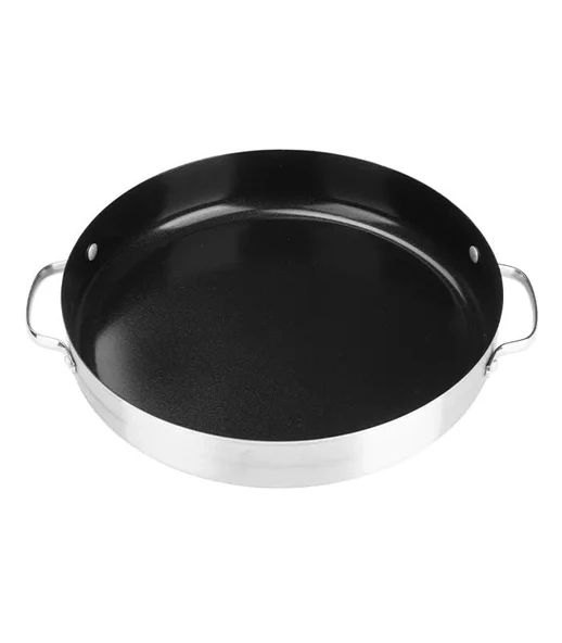 ERATEC Orijinal XXL Paslanmaz Çelik Tava / Tepsi – Ø 32 cm, En Yeni Nesil Yapışmaz Seramik Kaplama ürün görseli 1