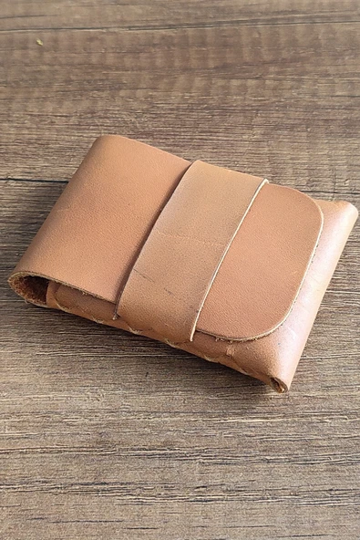sumerianwallet Minimalist Deri Kartlık Taba Anahtarlık Hediye Taba ürün görseli 1