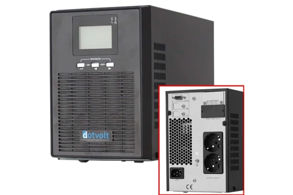 DOTVOLT UPS-TM-00007 VOLT MN 1 KVA 1/1 UPS - Resim 2