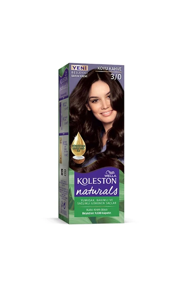 Naturals Saç Boyası Koyu Kahve 3/0 ürün görseli 1