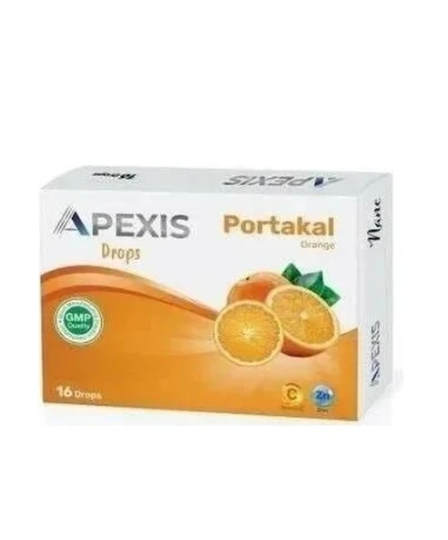Apexis Drops Portakal Aromalı Pastil 16'lı ürün görseli 1