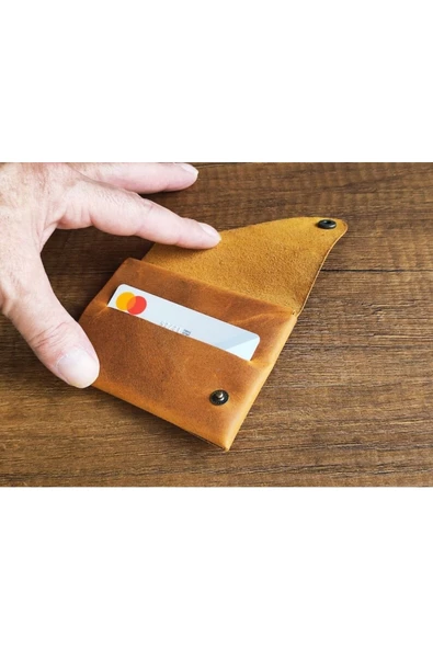sumerianwallet Crazy Deri Cüzdan Taba ( Anahtarlık Hediye ) Taba ürün görseli 1