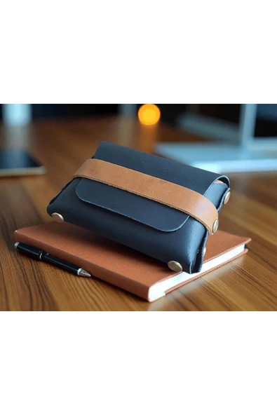 sumerianwallet Deri Cüzdan Siyah (RFID KART ENGELLEYİCİ HEDİYE) Siyah ürün görseli 1
