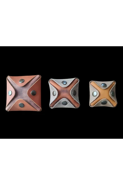 sumerianwallet Deri Takı Organizer Sarı - Resim 5
