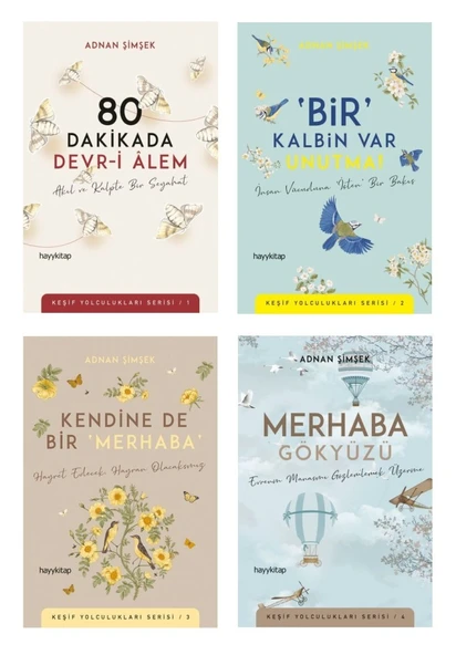 Keşif Yolculukları Serisi 4 Kitap (80 Dakikada Devr i Alem + Bir Kalbin Var Unutma + Kendine De Bir Merhaba + Merhaba Gökyüzü) ürün görseli 1
