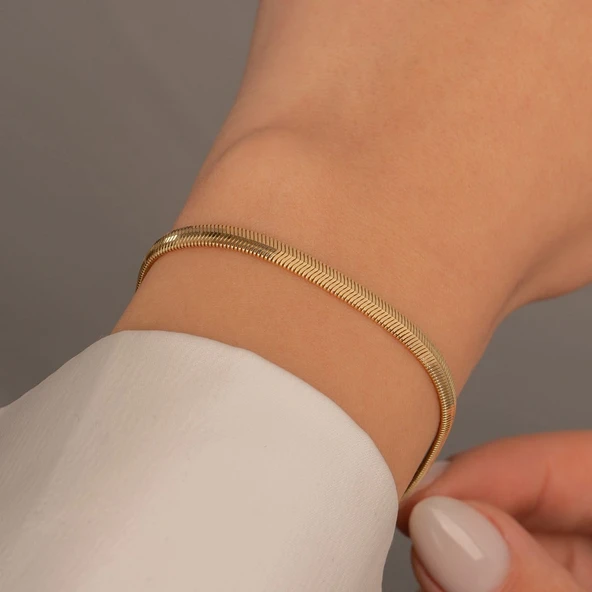 Balıksırtı Modeli Bileklik 4Mm - Resim 2