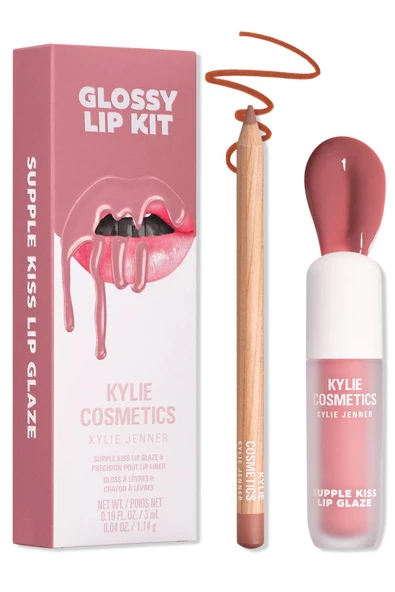 Kylie Glossy Lip Kit Dudak Kalemi ve Parlatıcı Set Kylie ürün görseli 1