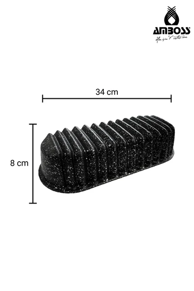 Rosa Döküm Baton Kek Kalıbı 34x12 cm - Resim 3