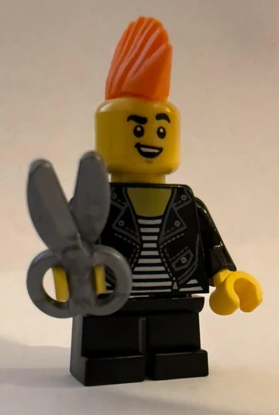 Orjinal Lego Minifigür Mohawk Hairstylist ürün görseli 1