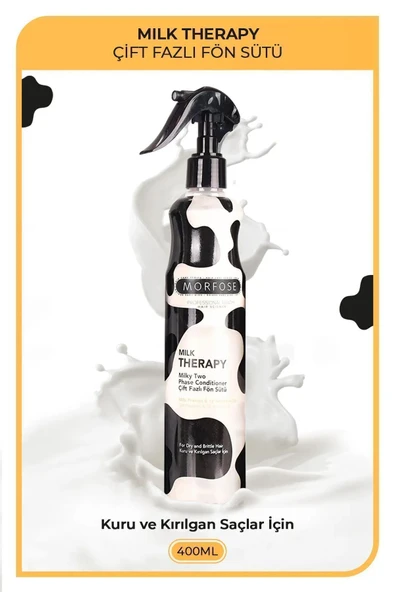 Milk Therapy Çift Fazlı Kondisyoner Fön Suyu 400 ML - mrfs ürün görseli 1