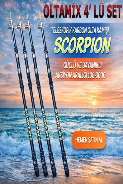 Scorpion 3M 100-200 4 Lü Set ürün görseli 1