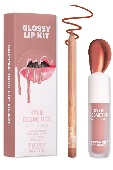 Kylie Glossy Lip Kit Dudak Kalemi ve Parlatıcı Set Coconut 2.0 ürün görseli 1