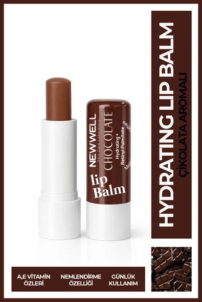 Chocolate Hydrating Lip Balm – Çikolata Aromalı Nemlendirici Dudak Bakım Kremi 4 gr ürün görseli 1