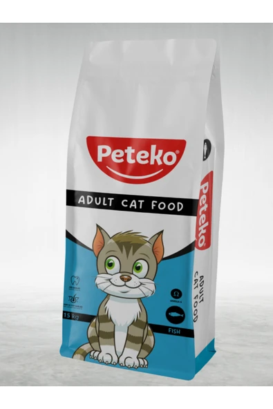 YETİŞKİN KEDİ KURU MAMASI BALIKLI 15 KG ürün görseli 1
