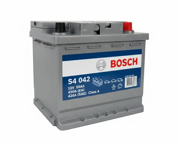 Bosch S4 042 12 V 50 Ah Amper 450 A (EN) Akü ürün görseli 1