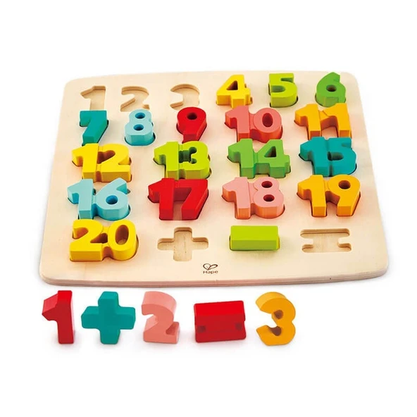 Hape Chunky Puzzle Matematik Yapbozu - Resim 2