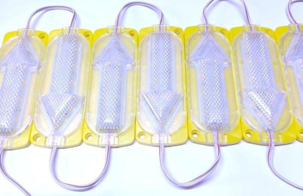Led Modül 2835 Sarı Ok Yönü İşaretli 12v Dv (1 Adet Fiyatıdır) ürün görseli 1