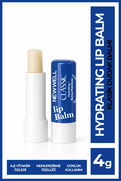 Classic Hydrating Lip Balm – Klasik Nemlendirici Dudak Bakım Kremi 4 gr ürün görseli 1