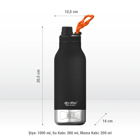 Asobu Barky Bottle - Pastel Pink - Resim 3