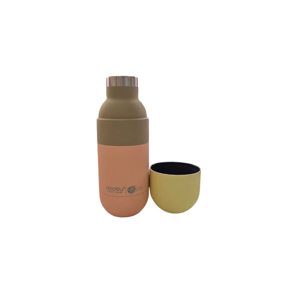 Asobu Orb Bottle - Pastel Peach - Resim 7