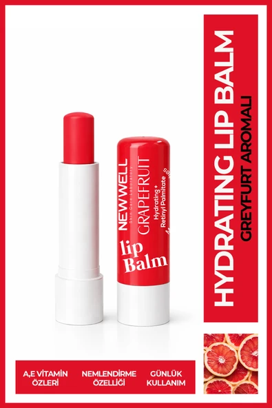 Grapefruit Hydrating Lip Balm – Greyfurt Aromalı Nemlendirici Dudak Bakım Kremi 4 gr ürün görseli 1