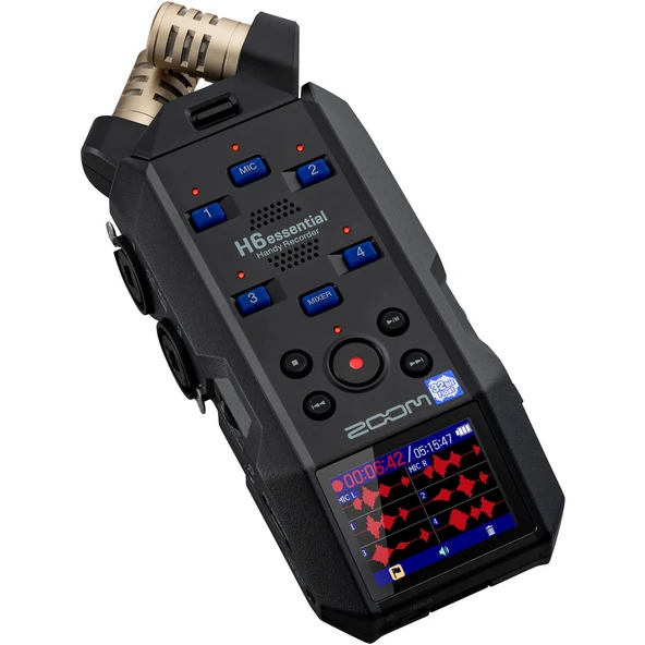 Zoom H6essential Ses Kayıt Cihazı (Siyah) ürün görseli 1