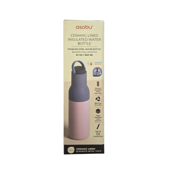 Asobu Metro Bottle - Pastel Pink - Resim 3
