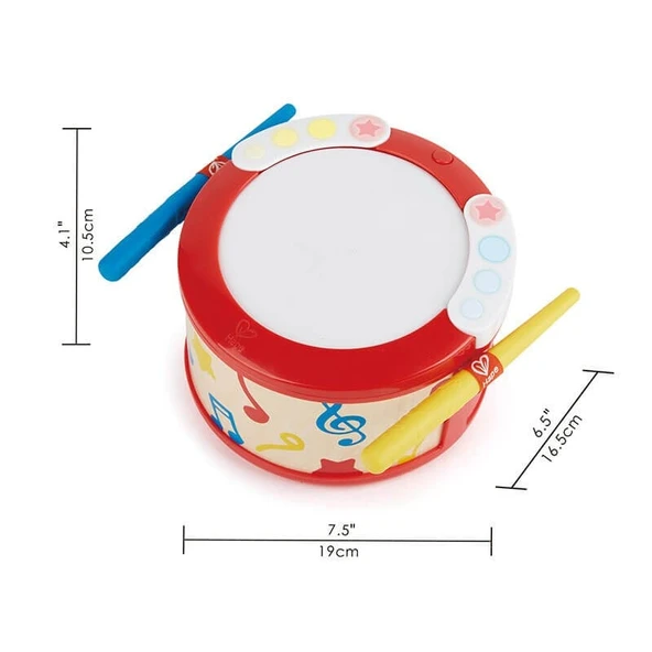 Hape Eğitici Işıklı Oyuncak Davul - Resim 4