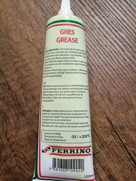Ferrino Motorlu Tırpan Gresi 150 ml - Resim 2
