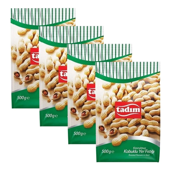 Tadım Kabuklu Yer Fıstığı 500 gr x 4 Adet ürün görseli 1