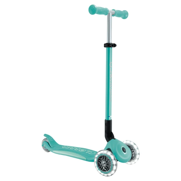 Globber Elite Deluxe Işıklı Scooter - Koyu Mint ürün görseli 1