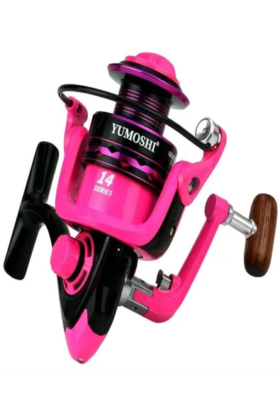 YUMOSHİ OE 6000 PEMBE METAL KAFA 13+1 BİLYE ürün görseli 1