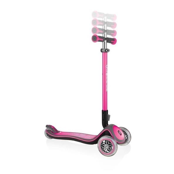 Globber Elite Deluxe Scooter - Pembe - Resim 3