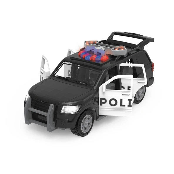 Driven 3'lü Set - Helikopter, Polis Arabası, İtfaiye Arabası - Resim 7