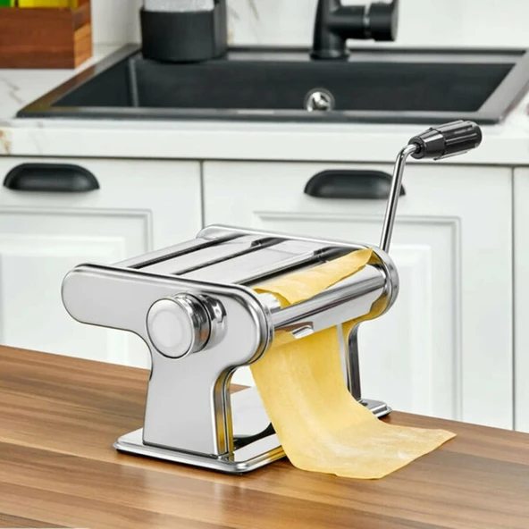 Cooker 150mm Erişte Makinesi Lüx Gümüş CKR3846 ürün görseli 1