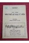 ALİ UFKİ   /   MECMÛA- İ  SAZ Ü SÖZ ürün görseli 1
