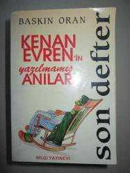 Kenan Evren'in Yazılmamış Anıları  *  Son Defter   /  Birinci Baskı ürün görseli 1