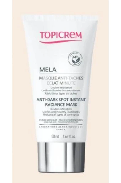 TOPICREM Mela Anti-Dark Spot Instant Radiance Mask 50 ml (KUTUSUZ) ürün görseli 1