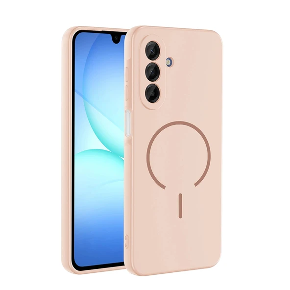 Samsung Galaxy A17 Uyumlu Kılıf Magsafe Şarj Özellikli Meta Kapak ürün görseli 1