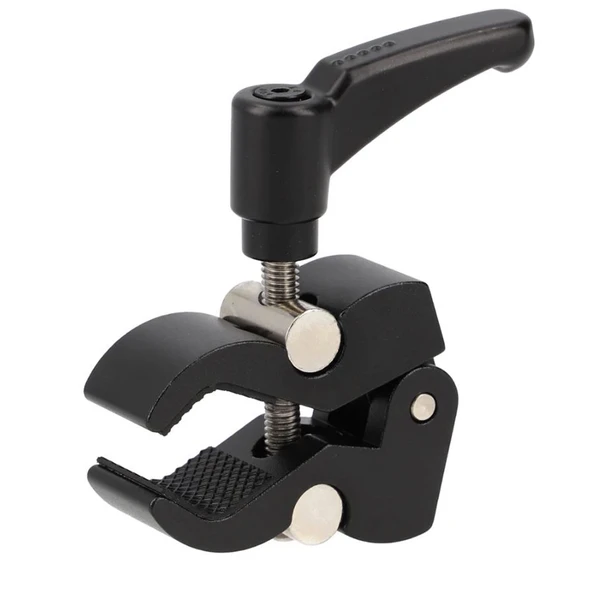 ayex AX-SC1 Alüminyum Super Clamp, 1/4 inç ve 3/8 inç Vidalı Çok Amaçlı Montaj Kelepçesi ürün görseli 1