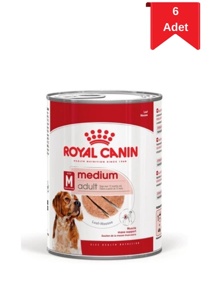 Royal Canin Loaf Mousse Orta Irk Ezme Yetişkin Köpek Konservesi 410 Gr X 6 Adet ürün görseli 1