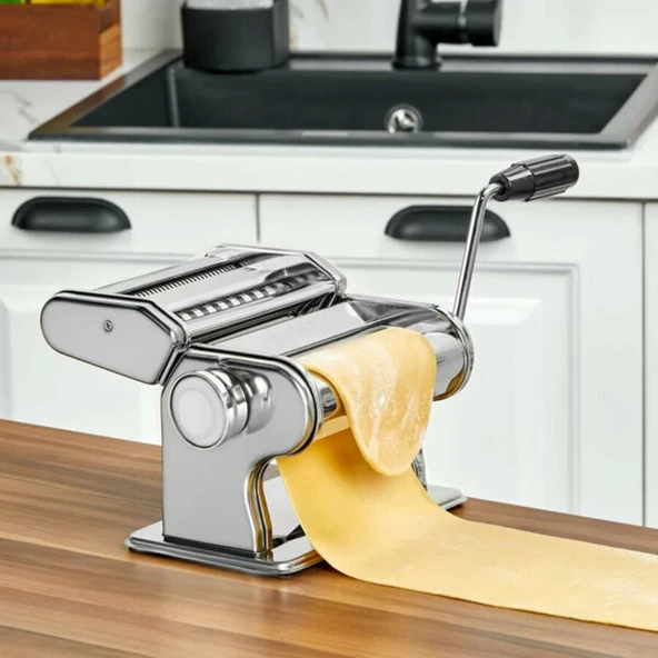 Cooker 150mm Erişte Makinesi Lüx Gümüş CKR3843 ürün görseli 1