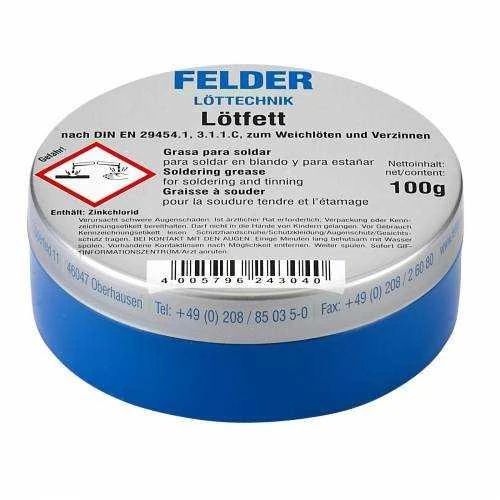 Lehim Pastası Lötfett Felder 100 Gr Made ın  Germany ürün görseli 1