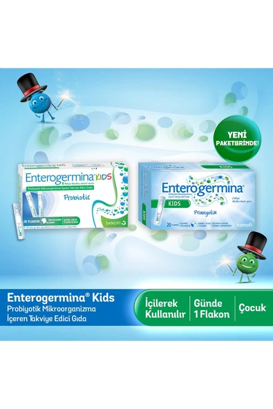 Enterogermina Kids 5 ml 20 Flakon - Resim 2